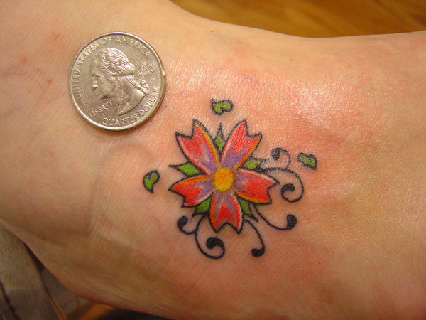 small flower tattoo by TattooPadawan on deviantART