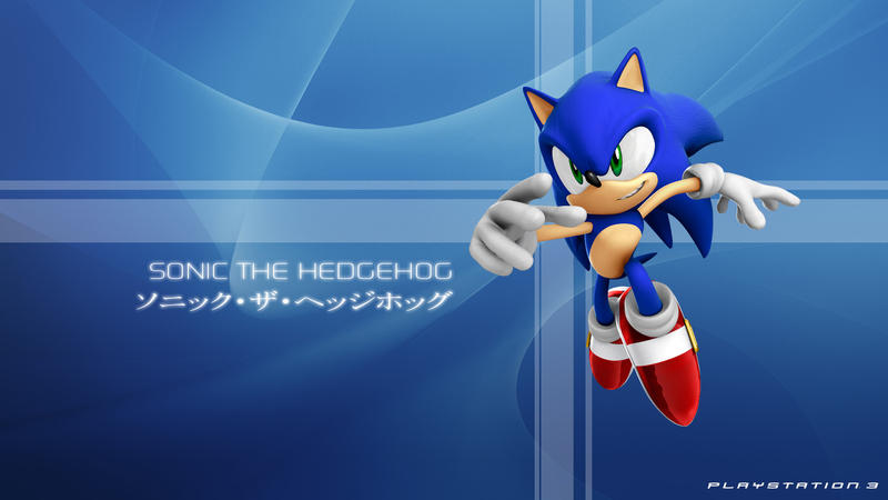 wallpaper for ps3. PS3 Wallpaper - Sonic by