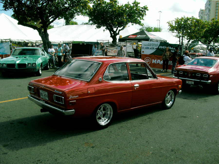 1970 Datsun 1200 Deluxe rear by LPAGAN401 on deviantART
