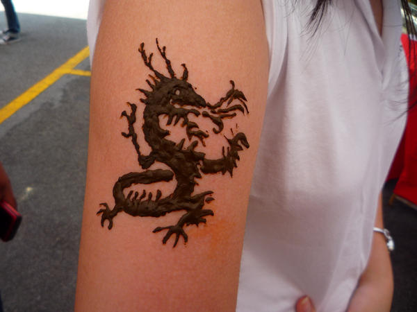 Dragon Henna Tattoo by ~ZLynn