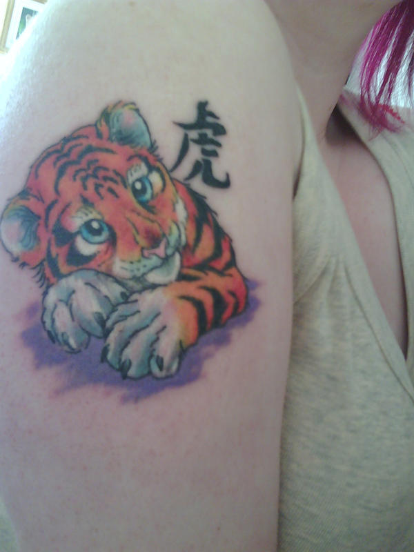 My first tattoo Tiger cub by Jempower on deviantART