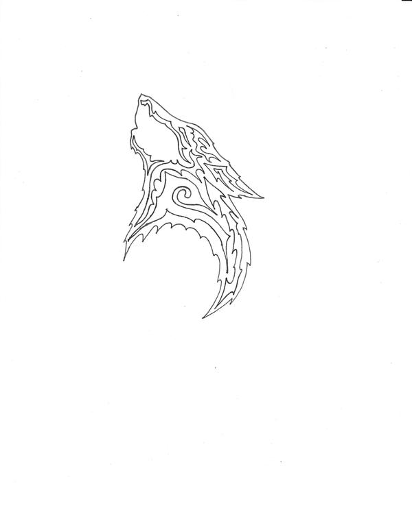 Wolf Tattoo Outline by ~moehawk37 on deviantART