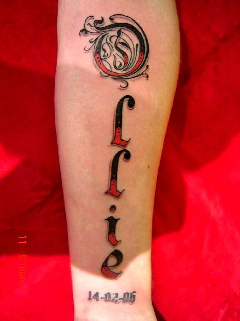 tattoo lettering