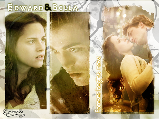 Edward Cullen and Bella Swan by avviekola1 on deviantART