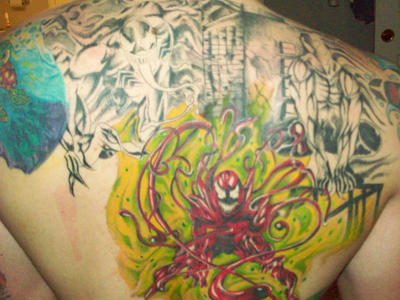 Carnage, Venom, Toxin Tattoo by ~jv62ford on deviantART