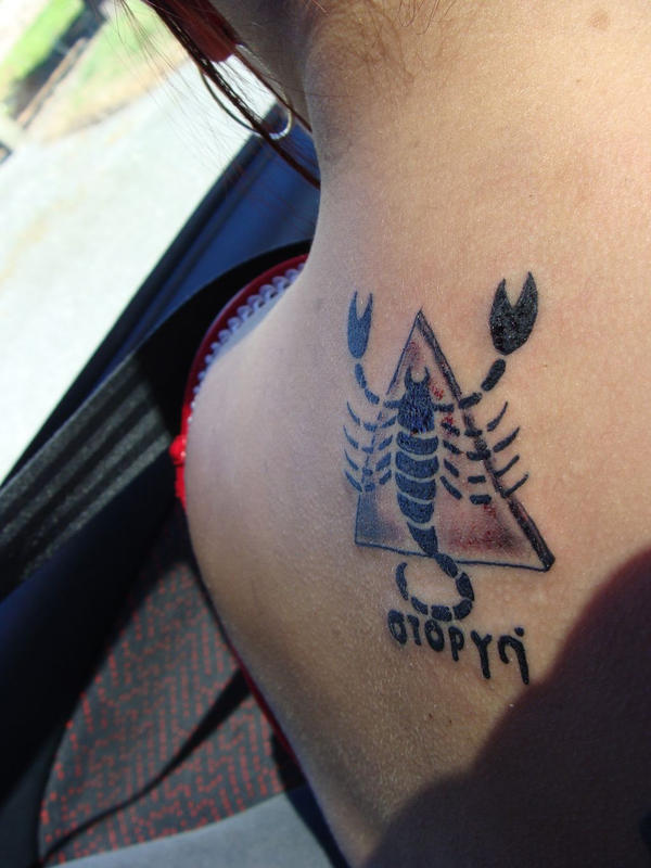 scorpion tattoos My Greek