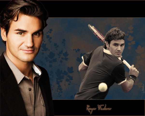 roger federer wallpapers. Roger Federer Wallpaper by