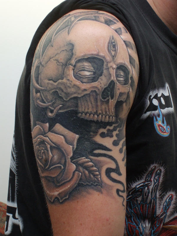 skull tattoo outline designs. flame wolf print tattoo design