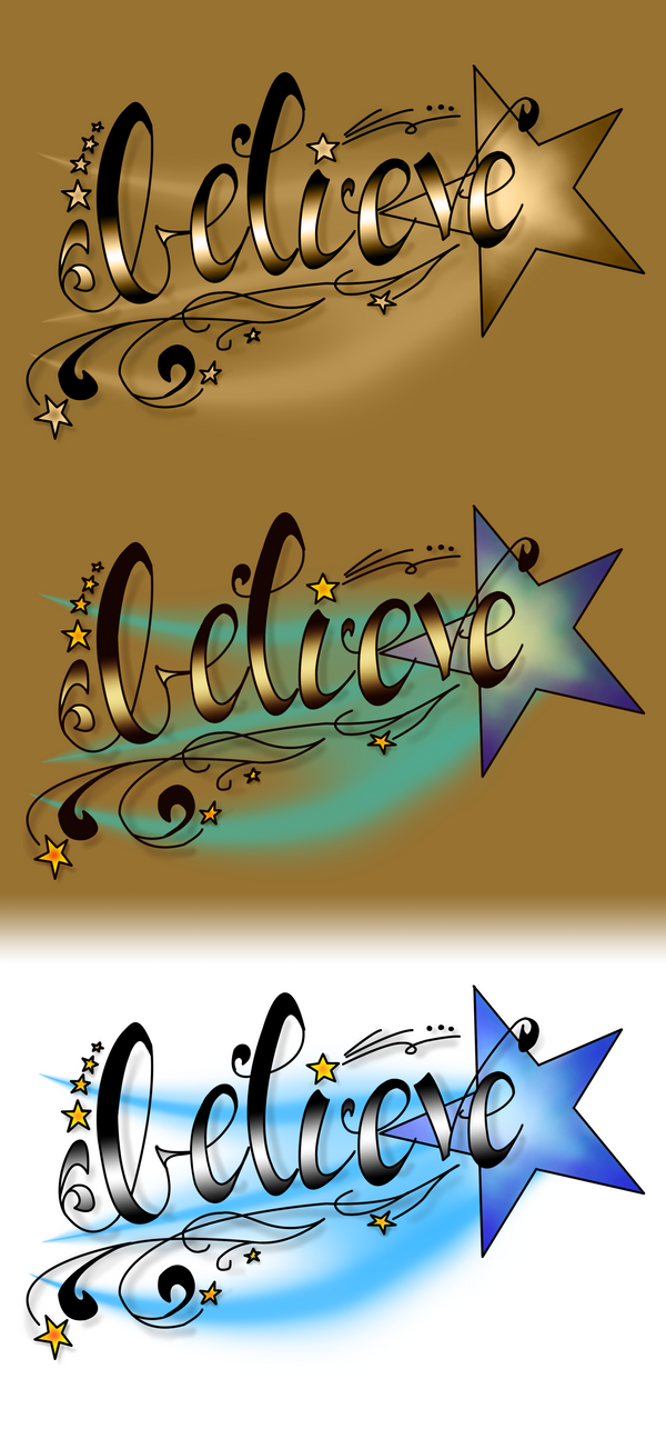 Believe Tattoo by IsometricPixel on deviantART