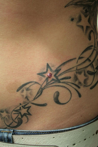 Dermal Anchor Star Tattoo by 2FaceTattoo on deviantART