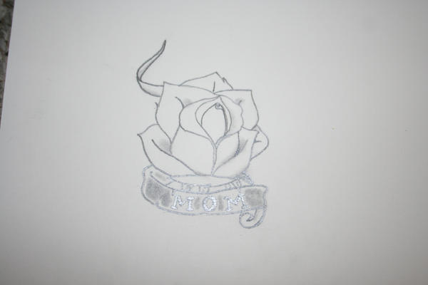 Rose and banner tattoo design by ~deathknell11357 on deviantART