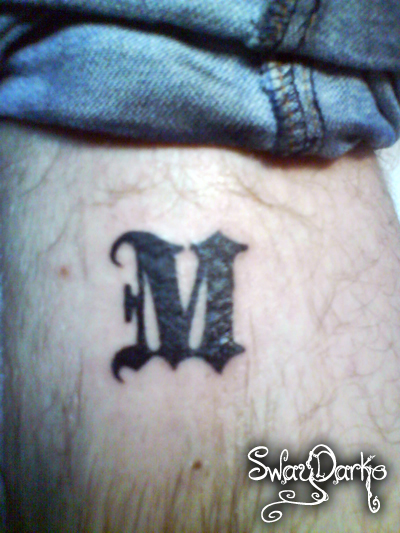 Gothic M Tattoo by SwayDarko on deviantART