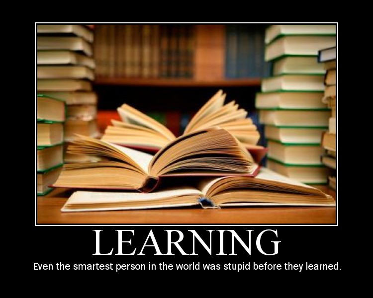 Motivational Poster: Learning by warr119