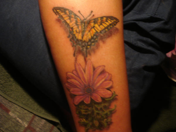 tiger butterfly tattoo. Tiger Butterfly Tattoo
