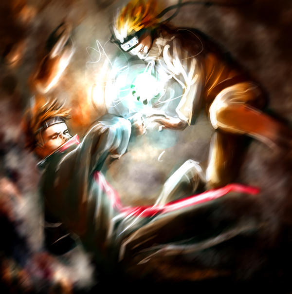 Naruto Vs Pain by moni158 on deviantART