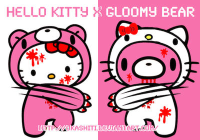  Kitty Wallpaper on Hello Kitty X Gloomy Bear By  Okashiti On Deviantart