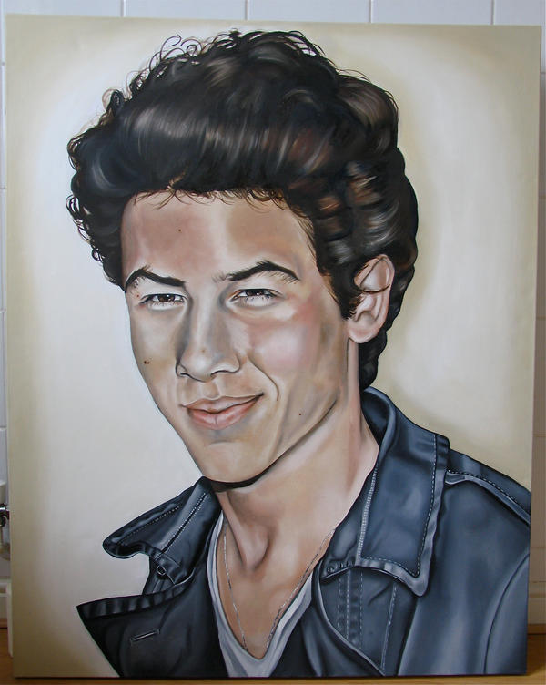 Nick Jonas Painting by SaraSam89 on deviantART