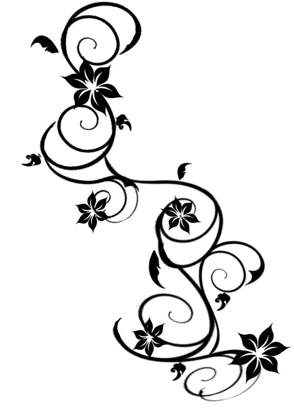 tattoos of flowers and stars vine tattoo1 by DarlaIllara on deviantART