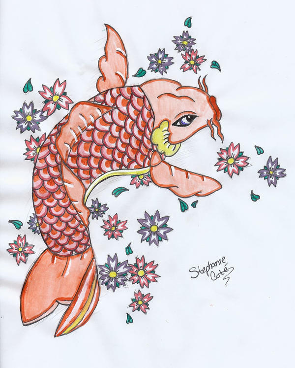 Japanese Koi Fish by StephanieSevenfold on deviantART