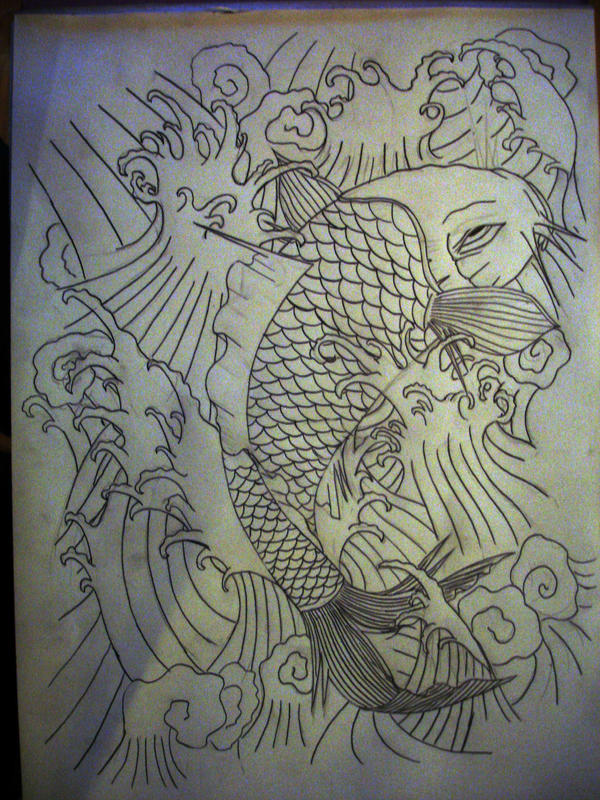 sketch koi fish pro by TattooJO on deviantART