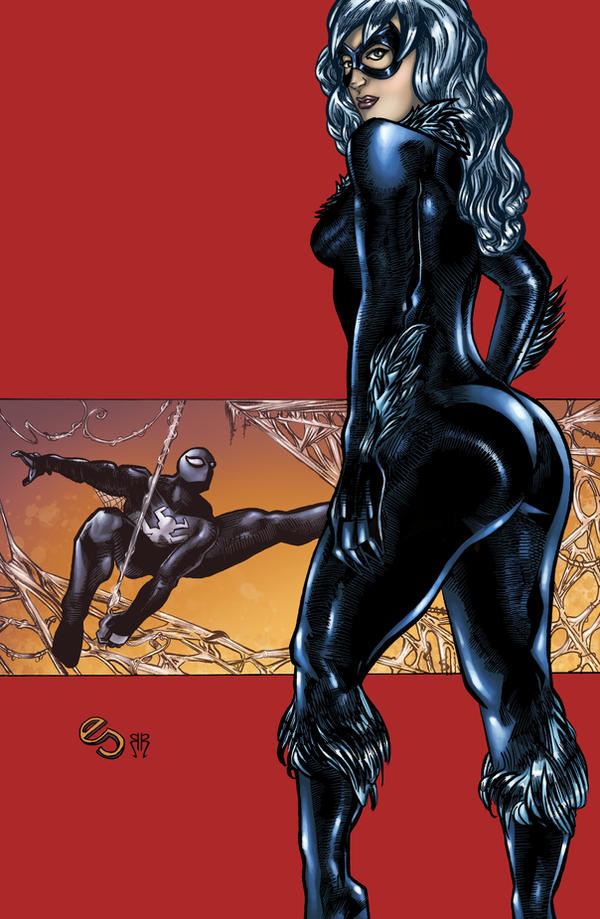 black cat spiderman. Spider-Man and The Black Cat