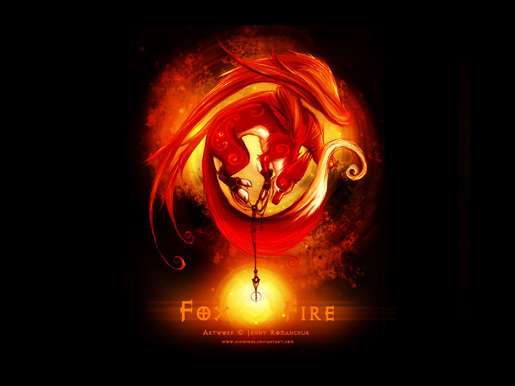   Fox Fire   Wallpaper   by Ashwings 34 Geniş ekran masaüstü resimler