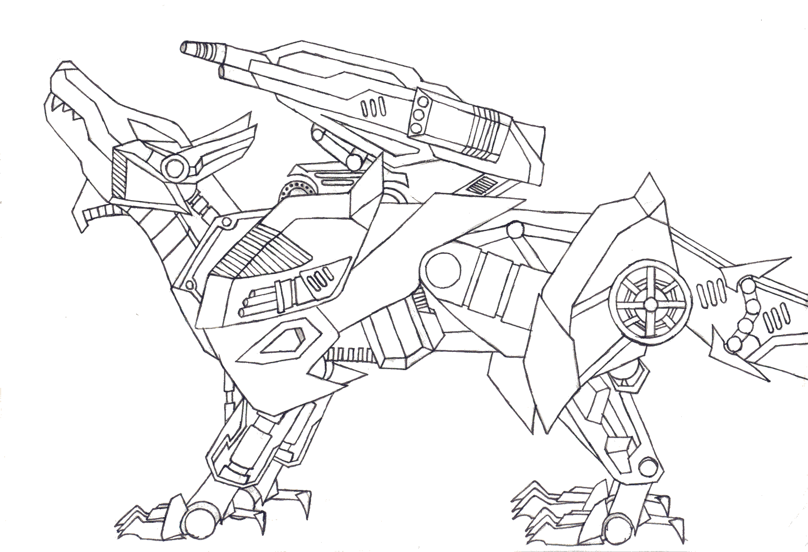zoids coloring pages - photo #21