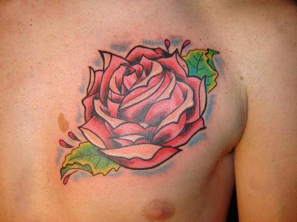 rose tattoos for girls on hip. black and white rose tattoos