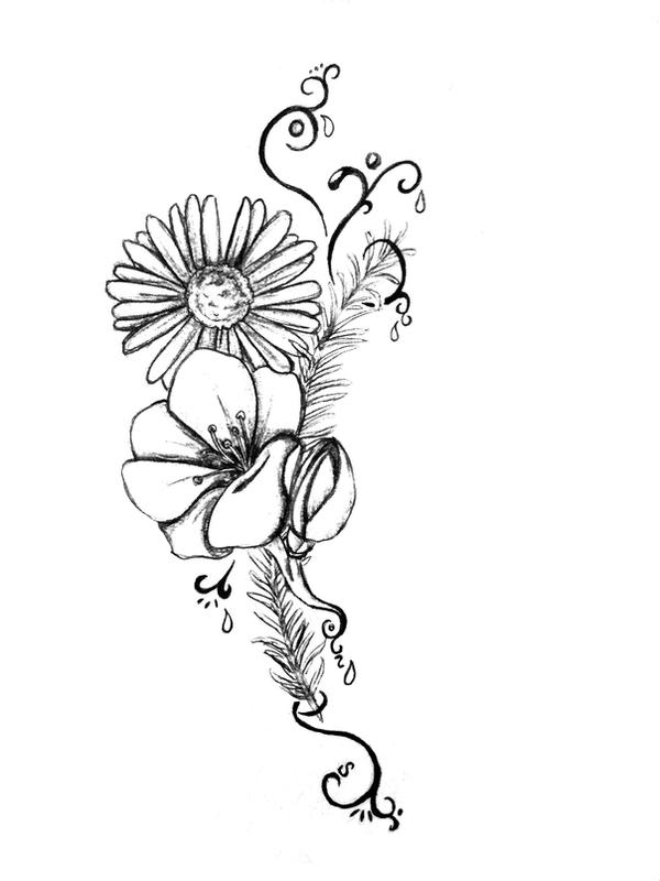 Tattoo Flower by KuroiRyuu666 on deviantART