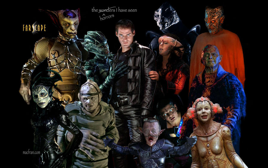 Farscape John with Aliens by macfran on deviantART