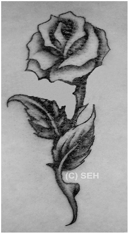 Rose Tattoo Design by Hitomii
