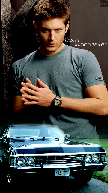 Dean Winchester and Impala by wolverinex23 on deviantART
