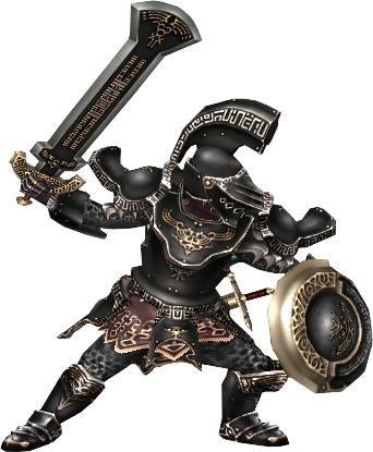 black armor knight. extra items: darknut armor