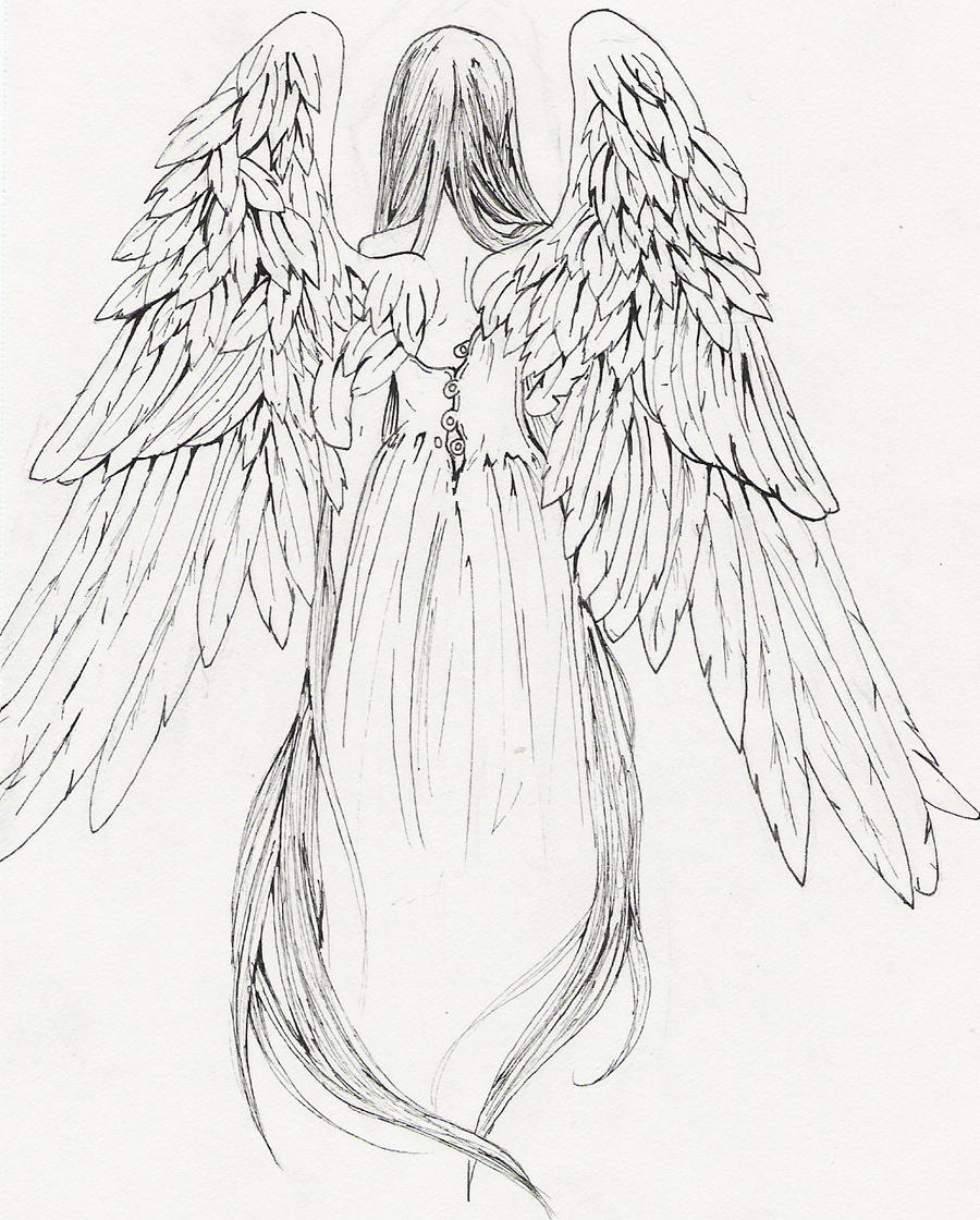 Angel tattoo by Tenten18 on