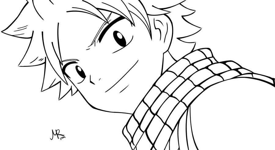 Fairy Tail Natsu Coloring Pages Coloring Pages