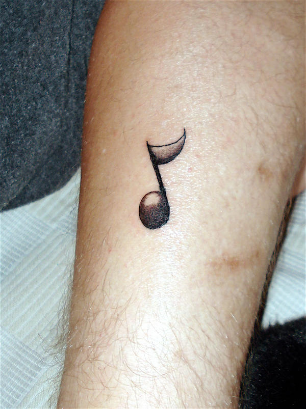 Music Note Tattoo by LeelaB on deviantART