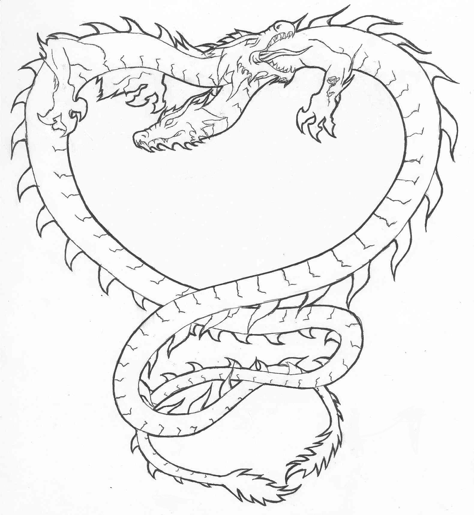 Dragon Tatoo by morningdew on