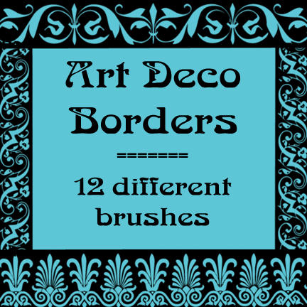 art deco borders. Art Deco borders by