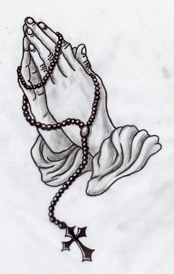 praying hands greywork by lilmoongodess on deviantART