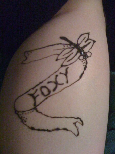 dragonfly foxy henna - dragonfly tattoo