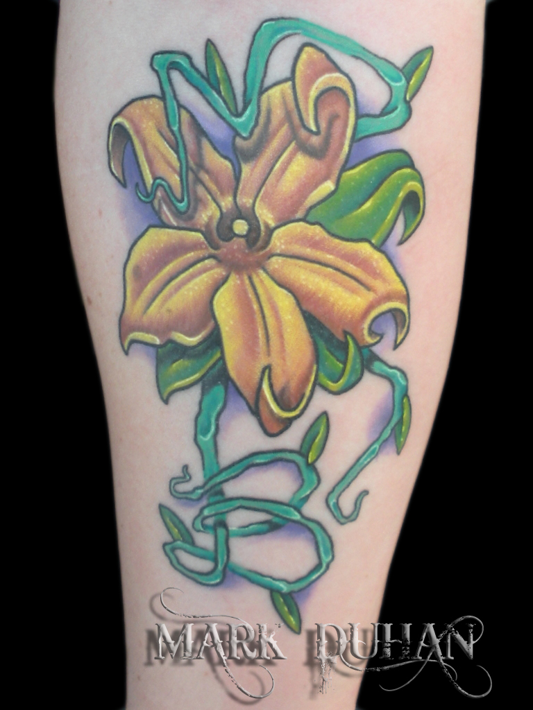 PUMPKIN FLOWER | Flower Tattoo