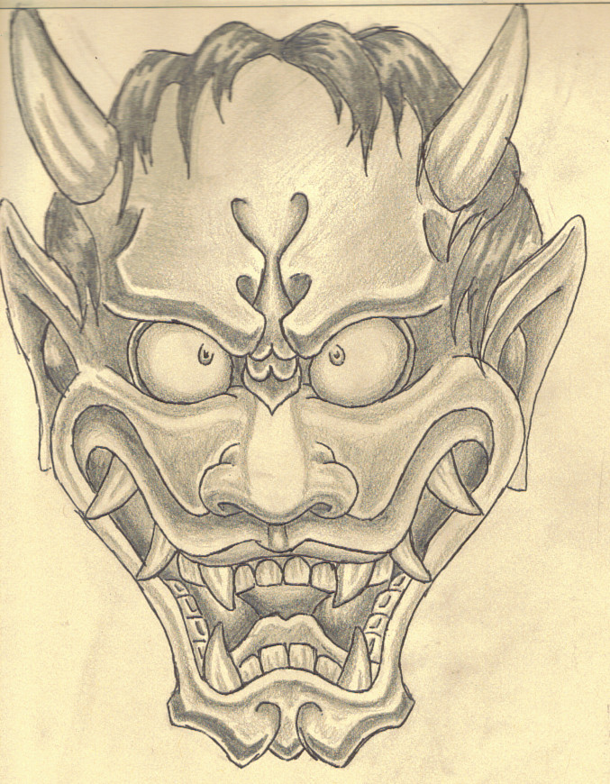 Oni Mask by BlueHorizon89 on deviantART