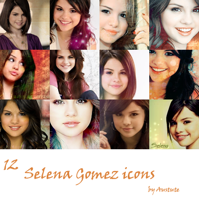 12 Selena Gomez icons by Varlyte on deviantART