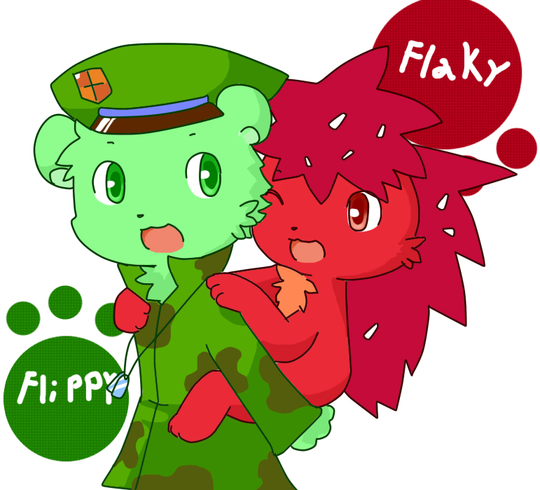 Flippy X Flaky again :3 by