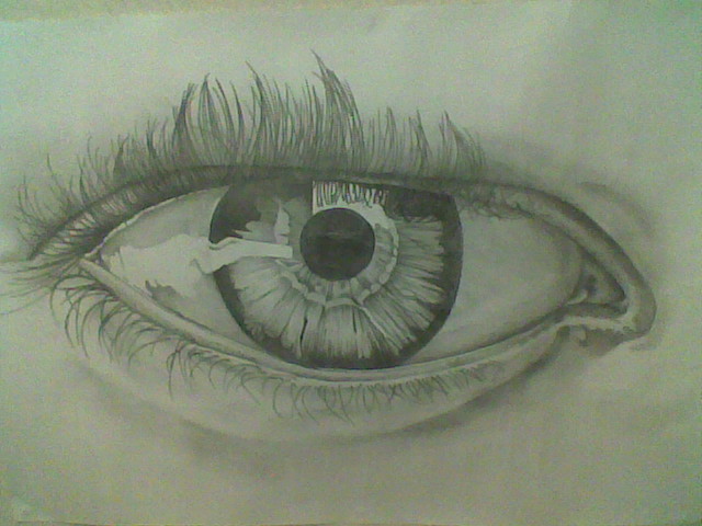 Eye drawing by xSiniSterx on deviantART