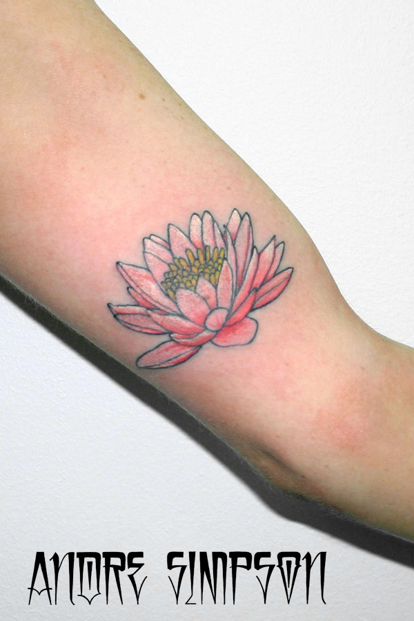 Water lilly flower tattoo | Flower Tattoo