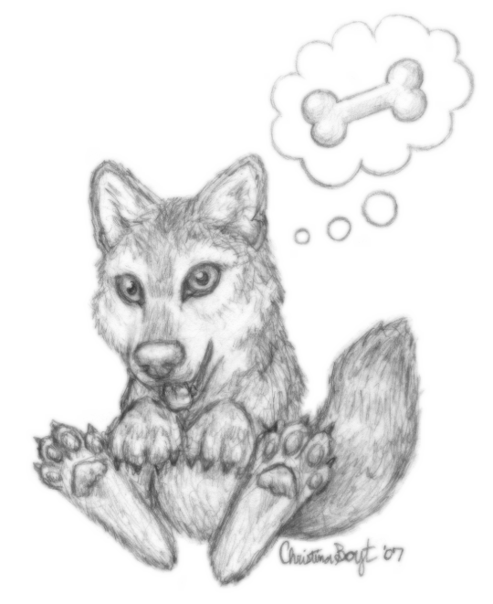 anime wolf paws. Chibi Wolf: Anime + Realism?