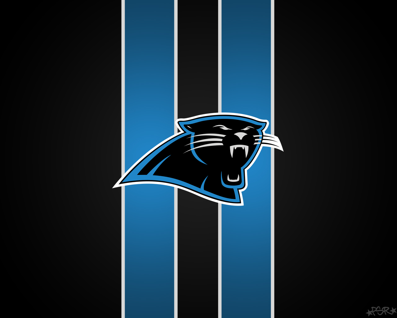 Panthers Logo with Stripes (by ~pasar3) | 1280 x 1024