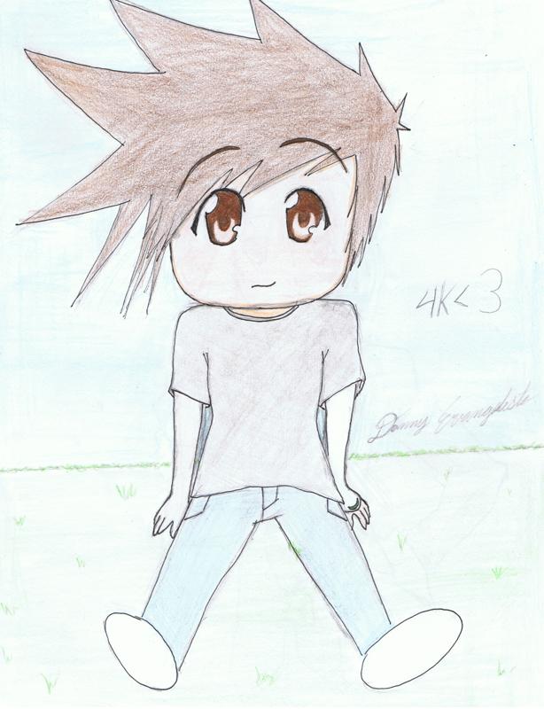 anime boy drawing. who likes to draw anime.
