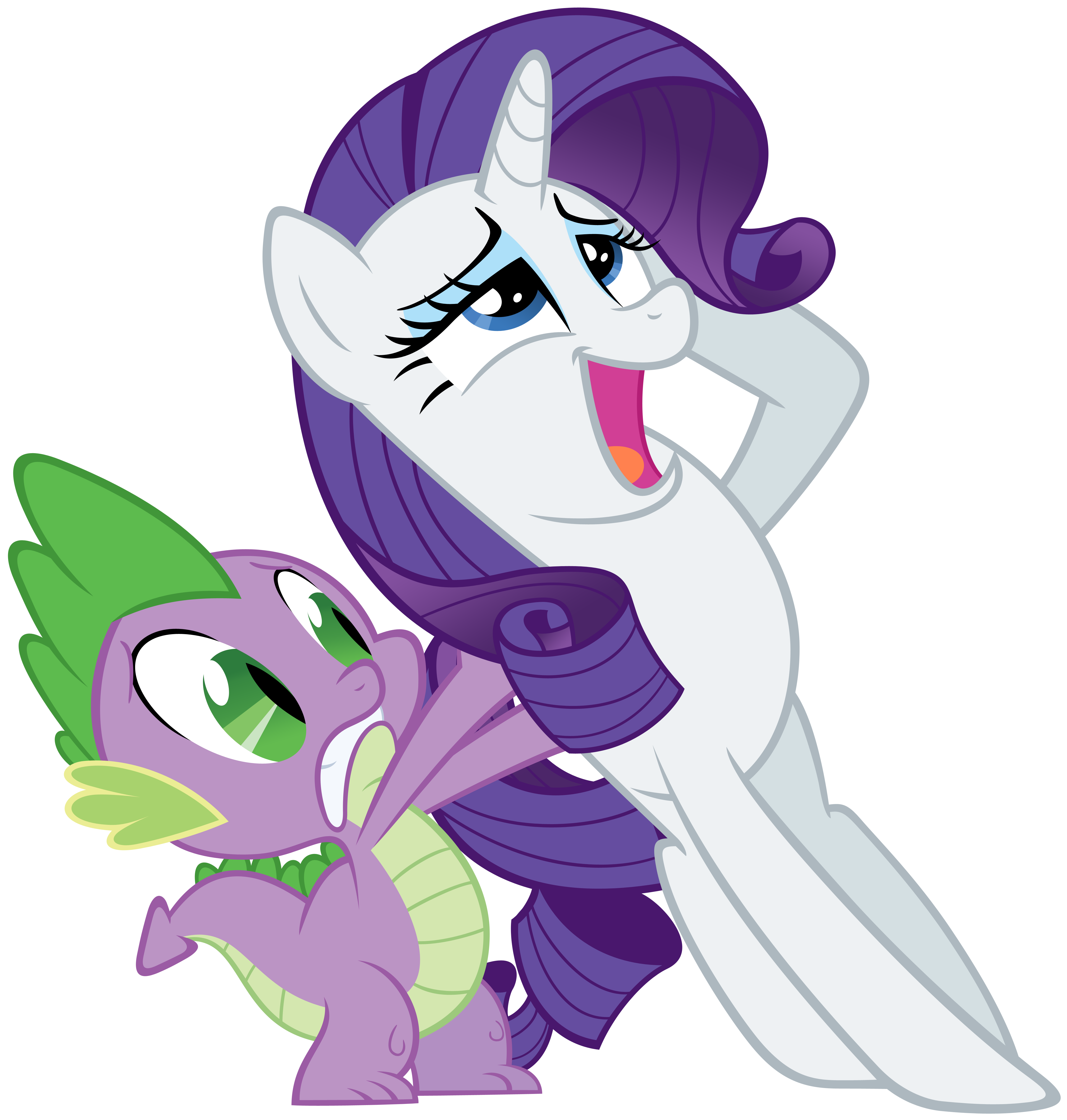 spike_and_swooning_rarity_by_stabzor-d4o4qmv.png